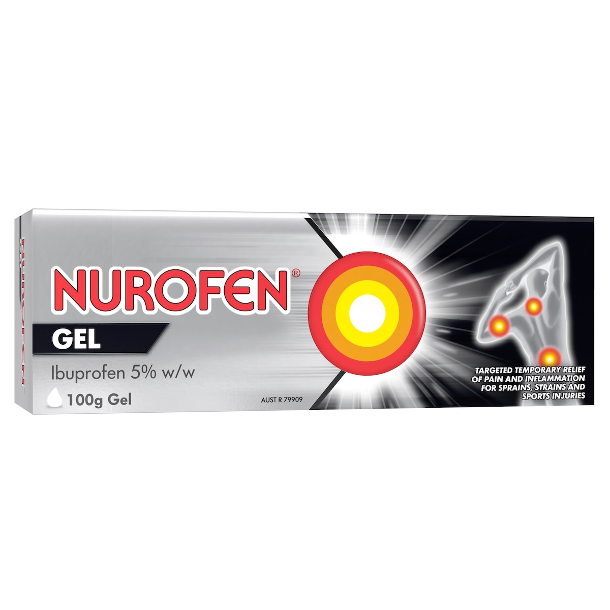 Nurofen Pain & Inflammation Relief Gel 5% Ibuprofen 100g