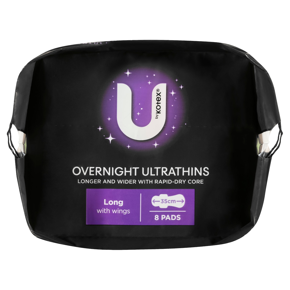 U by Kotex UltraThins Overnight Long Wing Pads 8 Pack