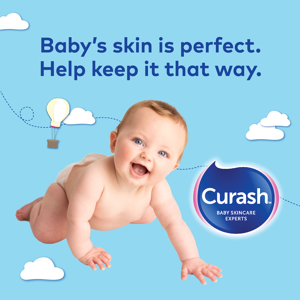 Curash Baby Simply Water 3 x 80 Baby Wipes