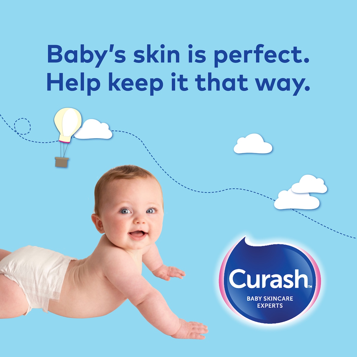 Curash Baby Rash Powder Fragrance Free 100g