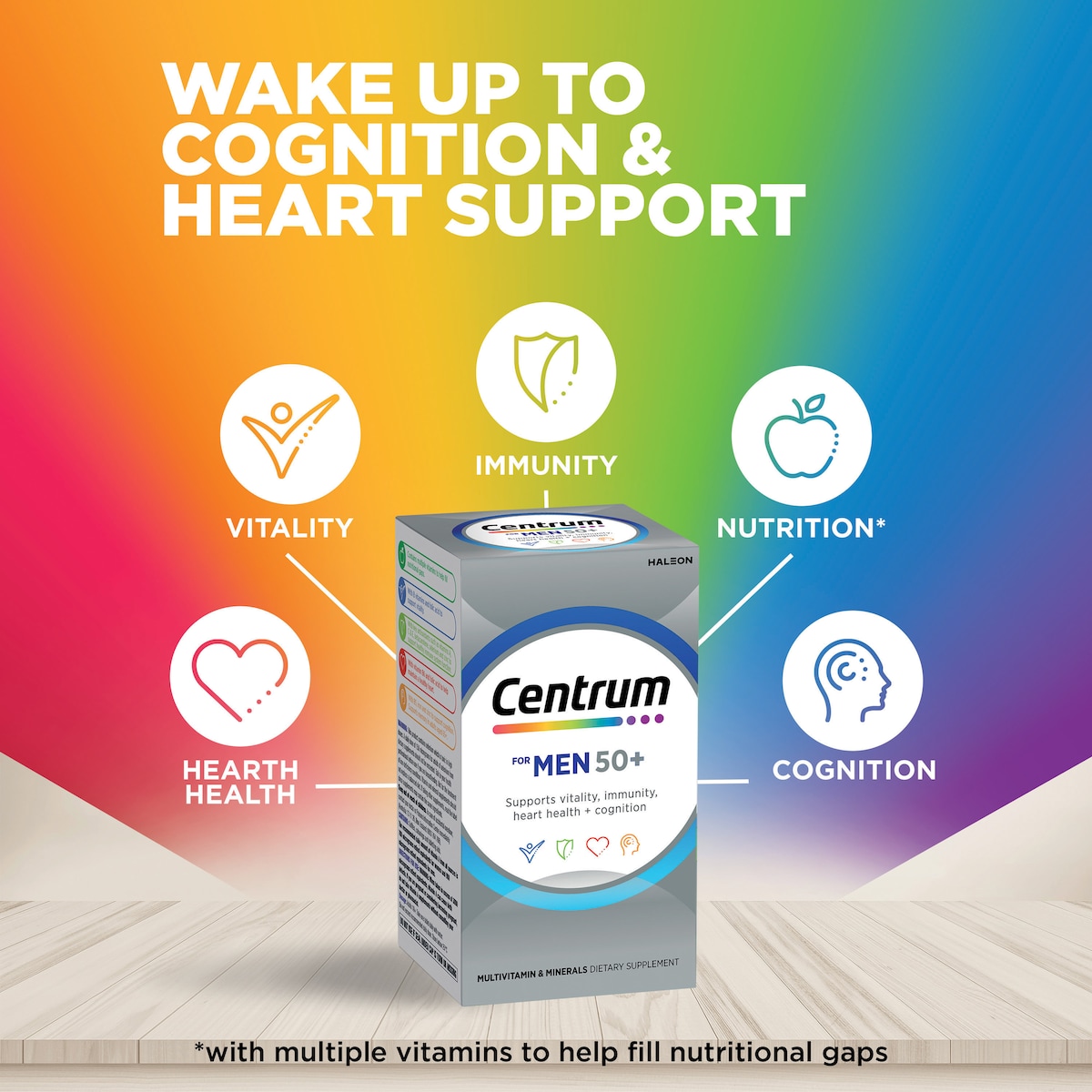 Centrum for Men 50+ 60 Tablets