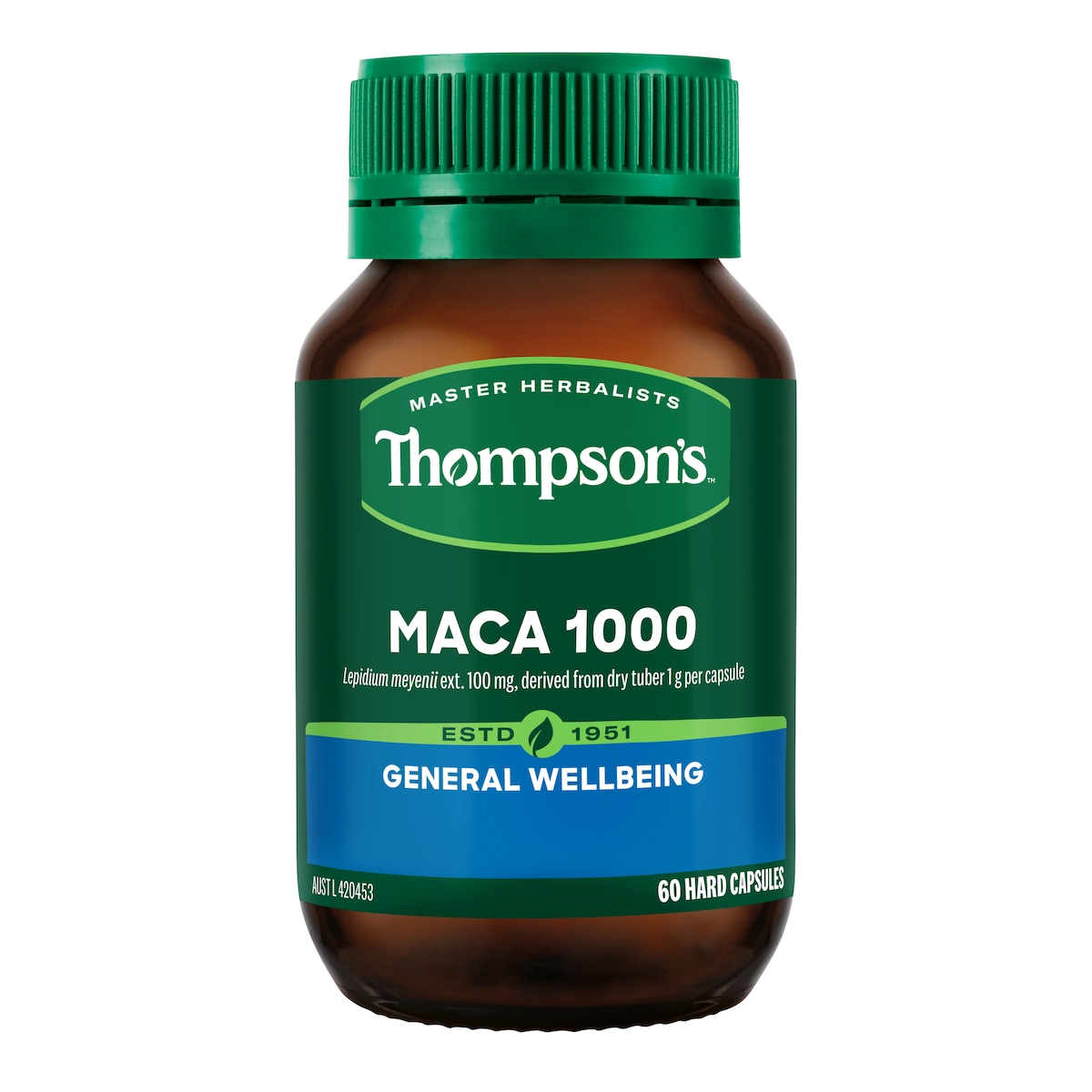 Thompsons Maca 1000mg 60 Capsules