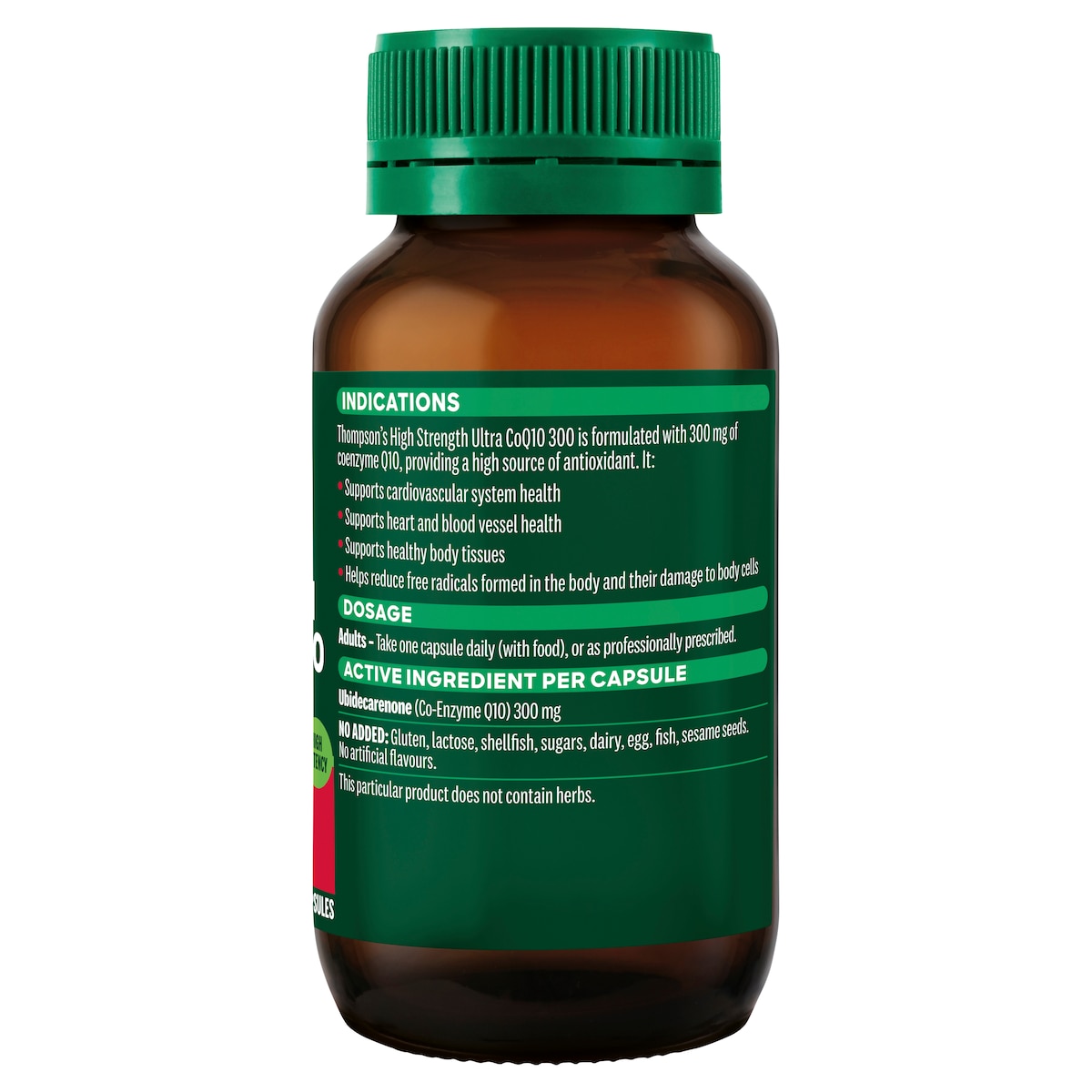 Thompsons High Strength Ultra CoQ10 300 60 Capsules