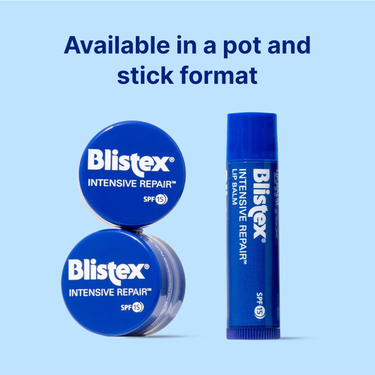 Blistex Intensive Repair Lip Balm SPF15 7g Pot