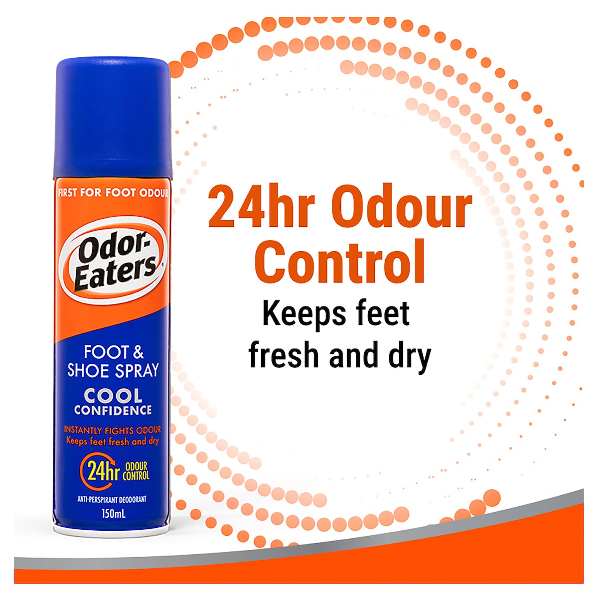 Odor-Eaters Foot & Shoe Spray Cool Confidence 150ml