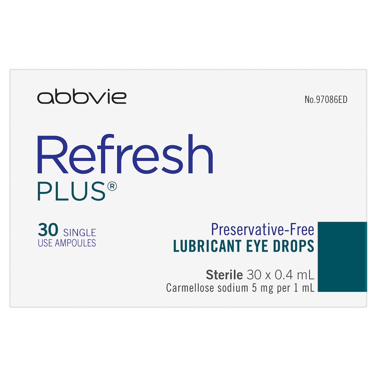 Refresh Plus Lubricant Eye Drops 0.4ml x 30 Vials