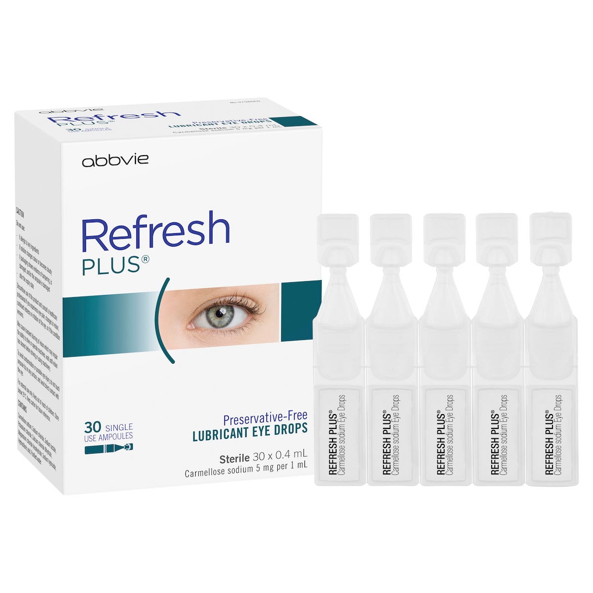 Refresh Plus Lubricant Eye Drops 0.4ml x 30 Vials