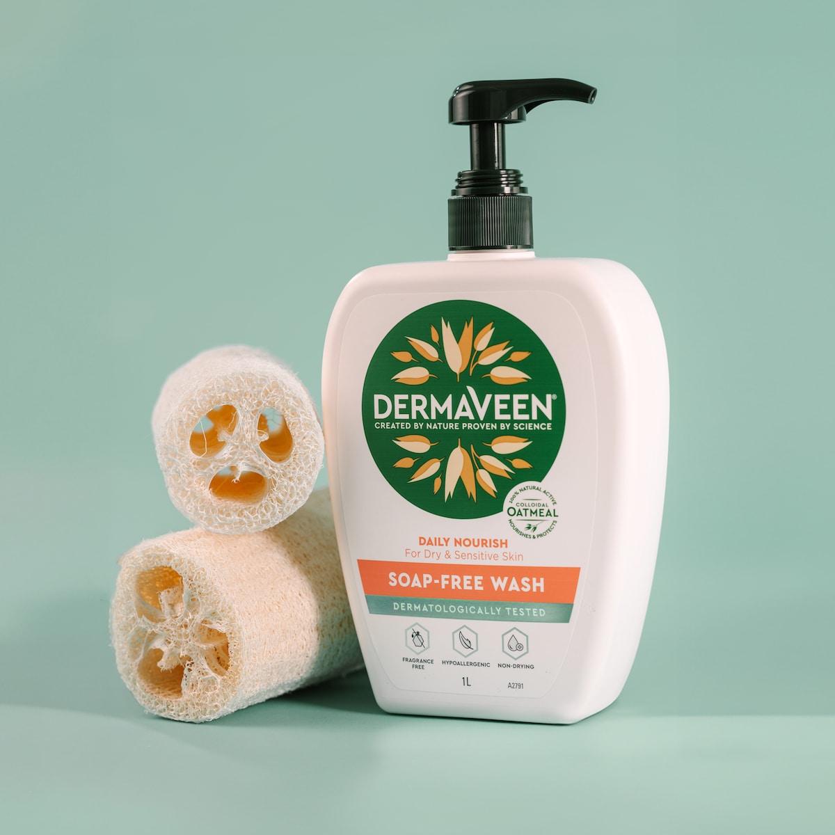 DermaVeen Daily Nourish Soap Free Wash 1 Litre