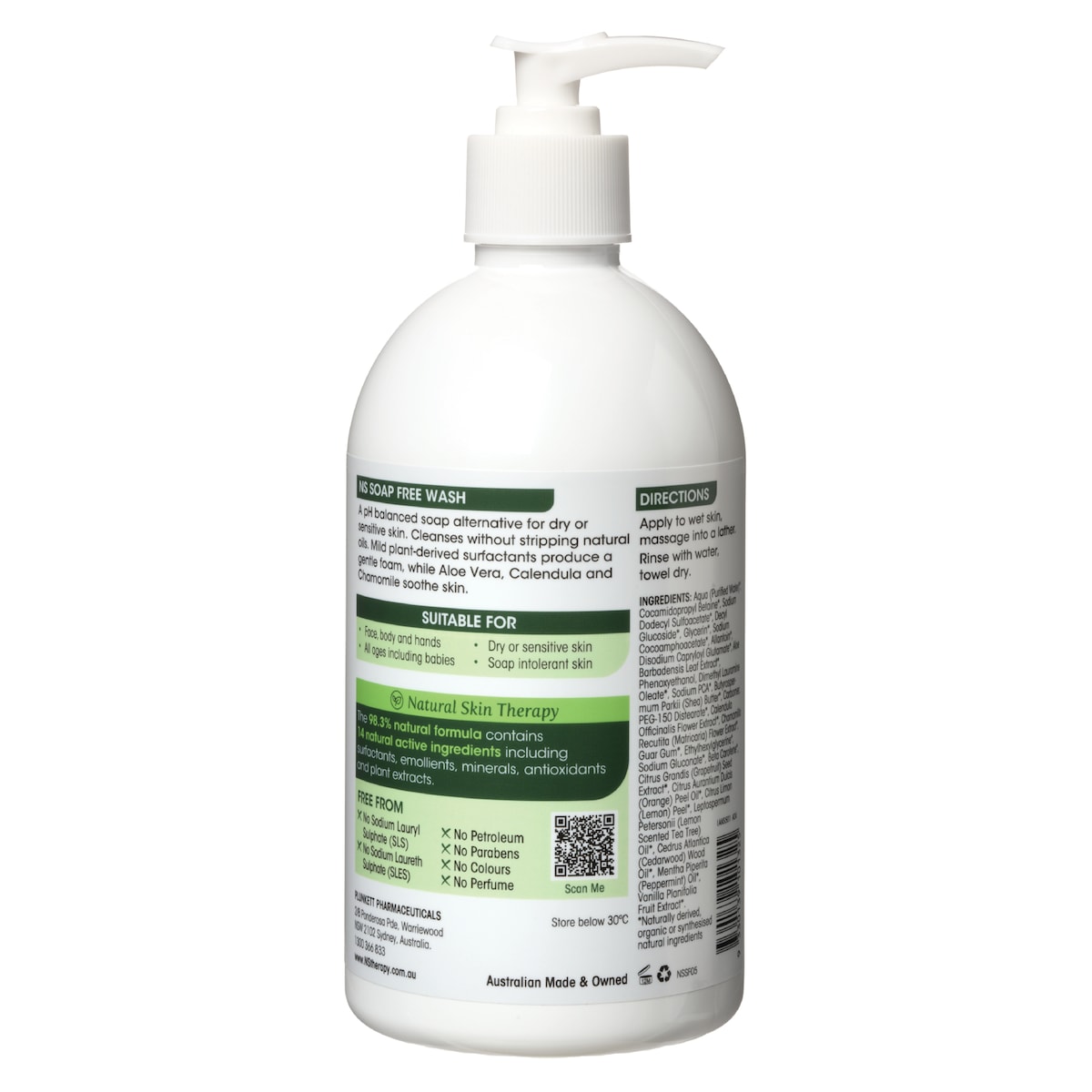 NS Soap Free Wash 500ml