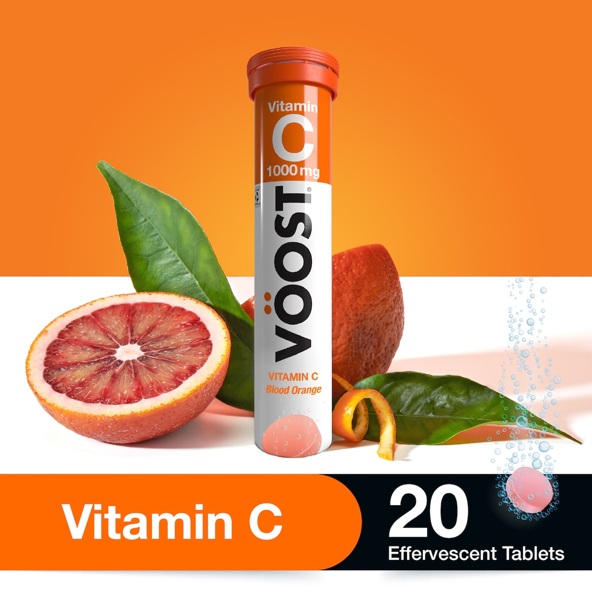 Voost Effervescent Vitamin C 1000mg Tablets 20 Pack