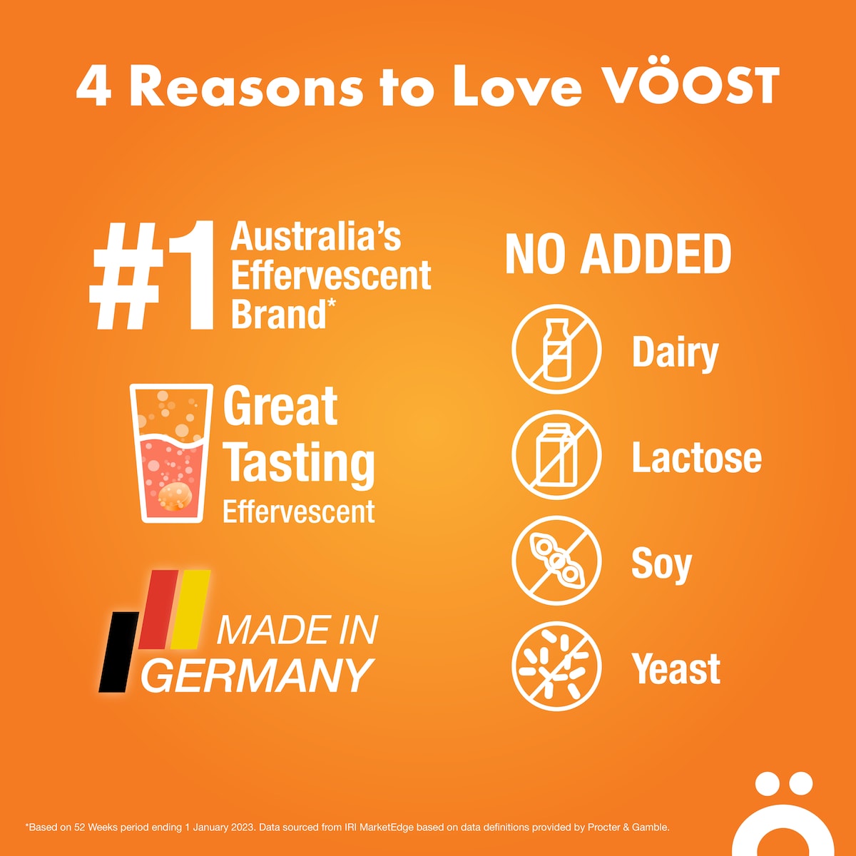 Voost Effervescent Vitamin C 1000mg Tablets 20 Pack