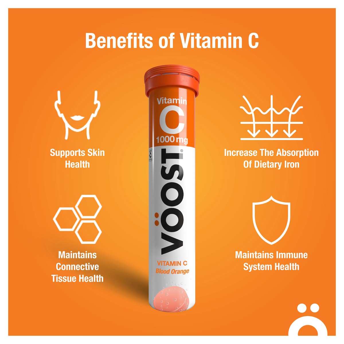 Voost Vitamin C 1000mg 40 Effervescent Tablets