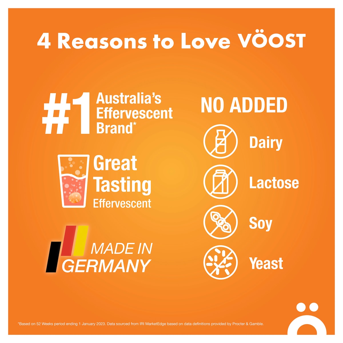 Voost Vitamin C 1000mg 40 Effervescent Tablets