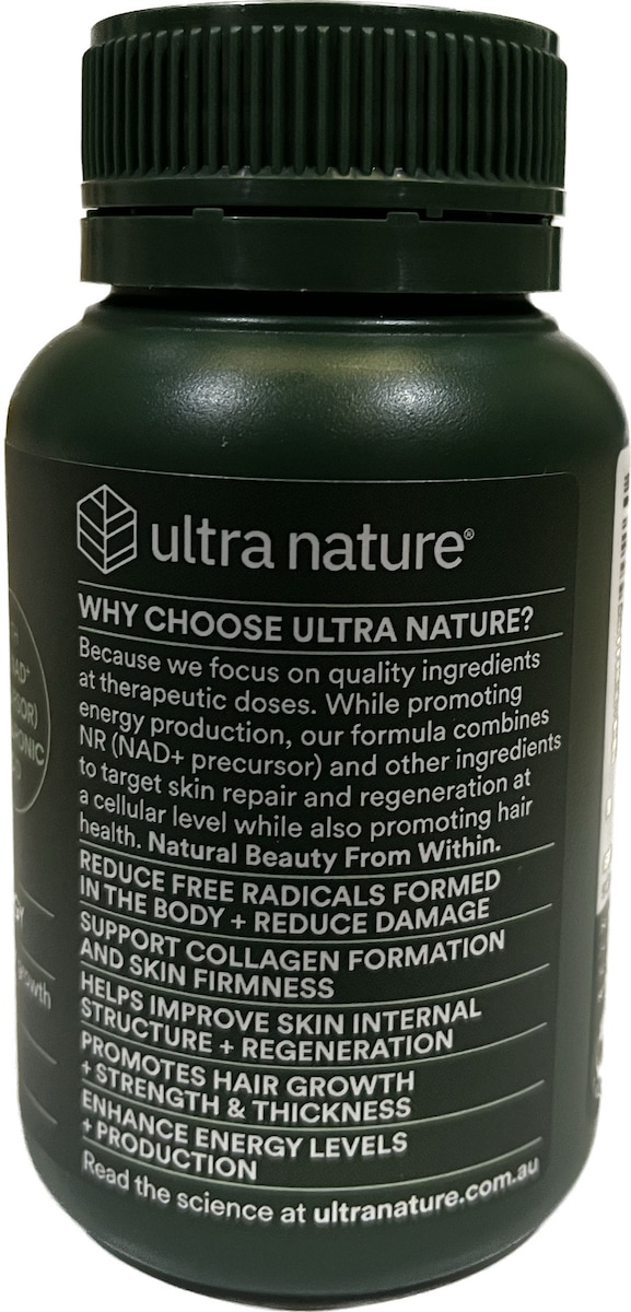 Ultra Nature NR Skin Hair & Energy 30 Capsules