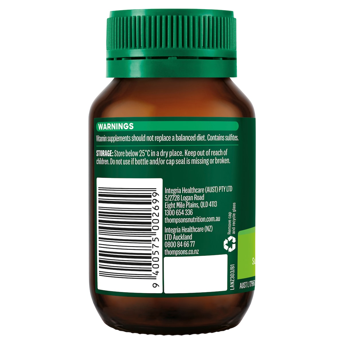 Thompsons Vitamin D3 1000iu 240 Capsules