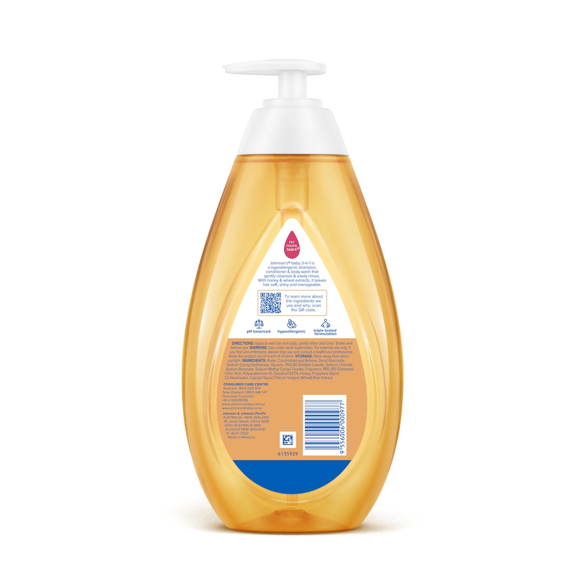 Johnsons Baby Conditioning Shampoo 800ml