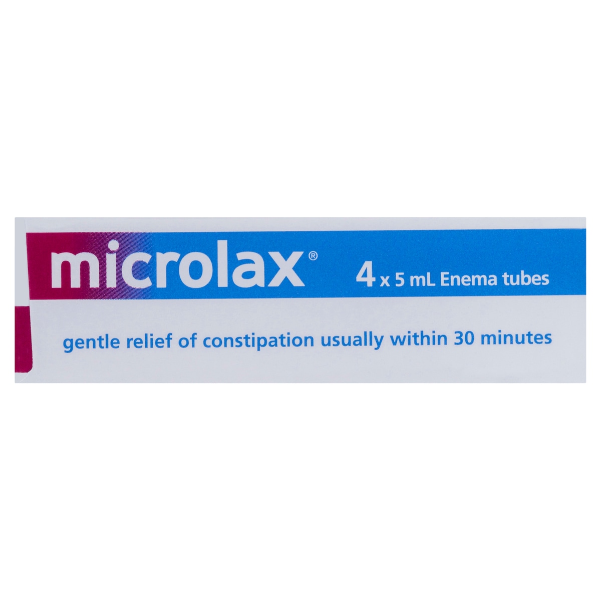 Microlax Enemas Gentle Constipation Relief 4 x 5ml