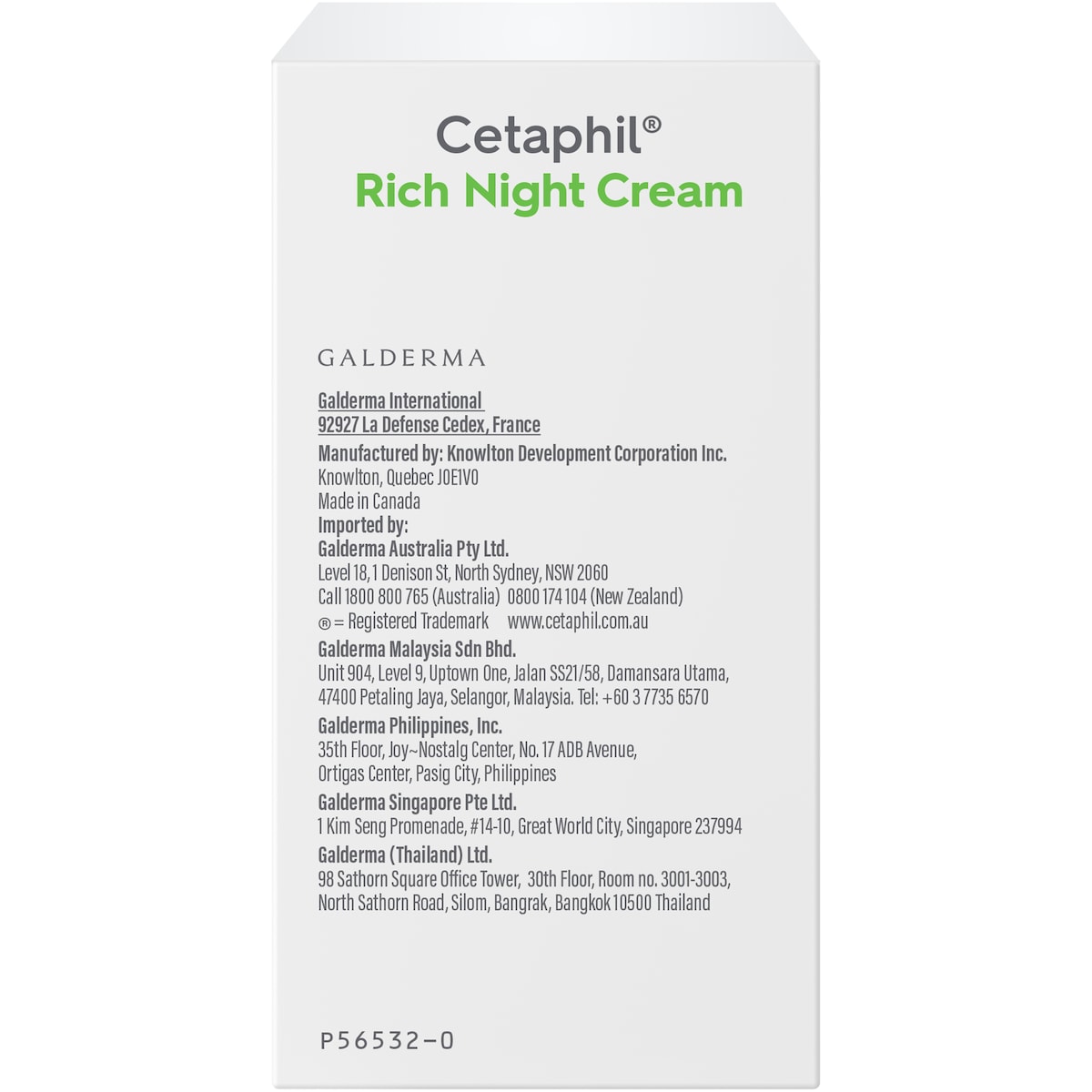 Cetaphil Rich Night Cream with Hyaluronic Acid 48g