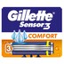 Gillette Sensor 3 Comfort Disposable Razors 8 Pack