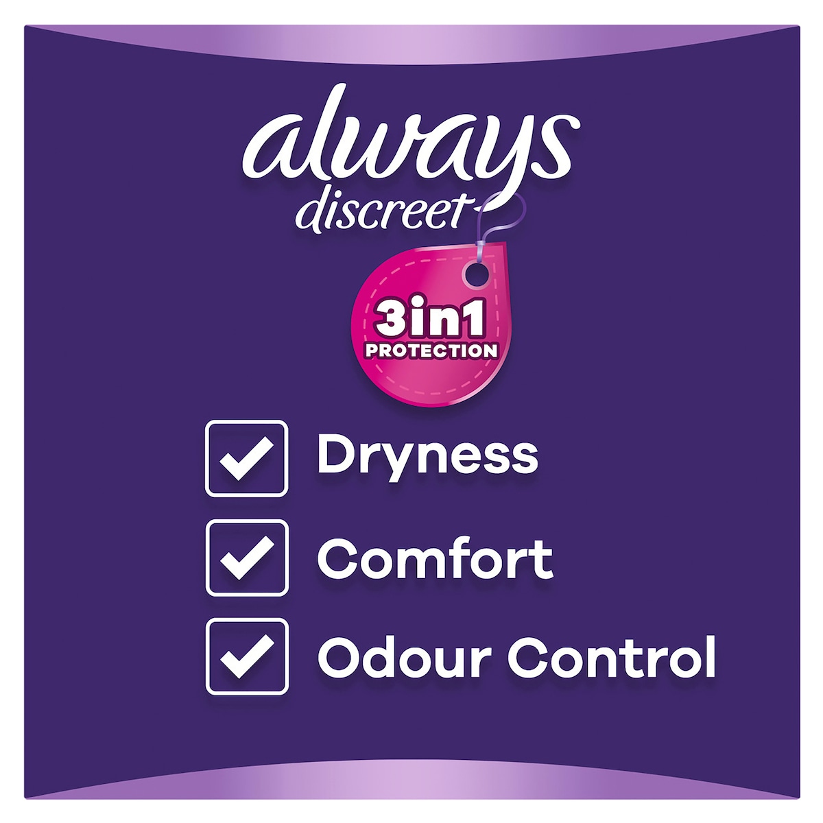 Always Discreet Incontinence Pads Long 20 Pack