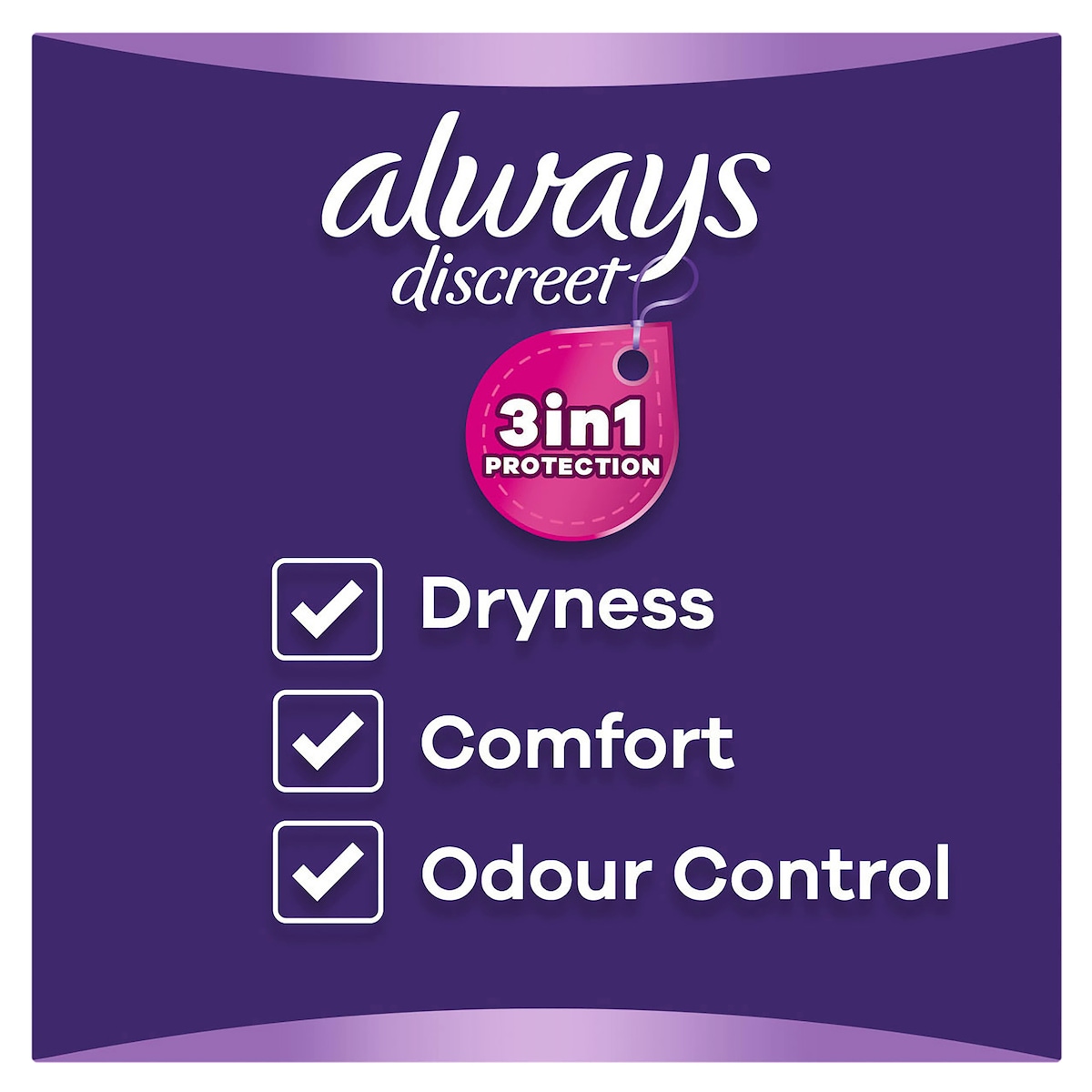 Always Discreet Panty Liner Long Plus 20 Pack