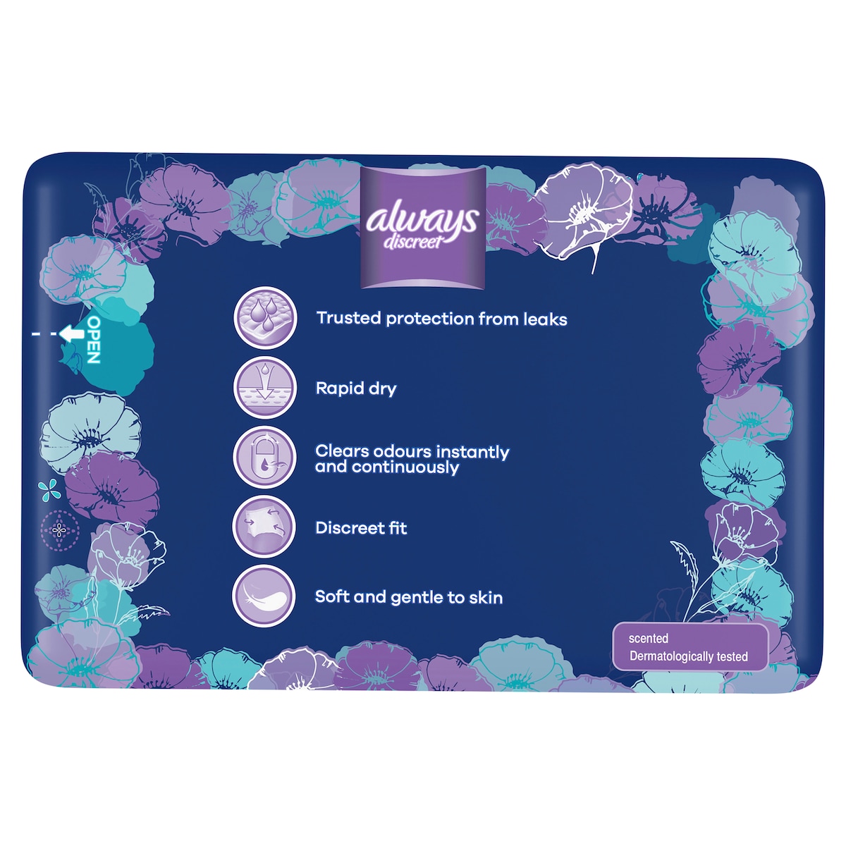 Always Discreet Night Incontinence Pants Medium 8 Pack