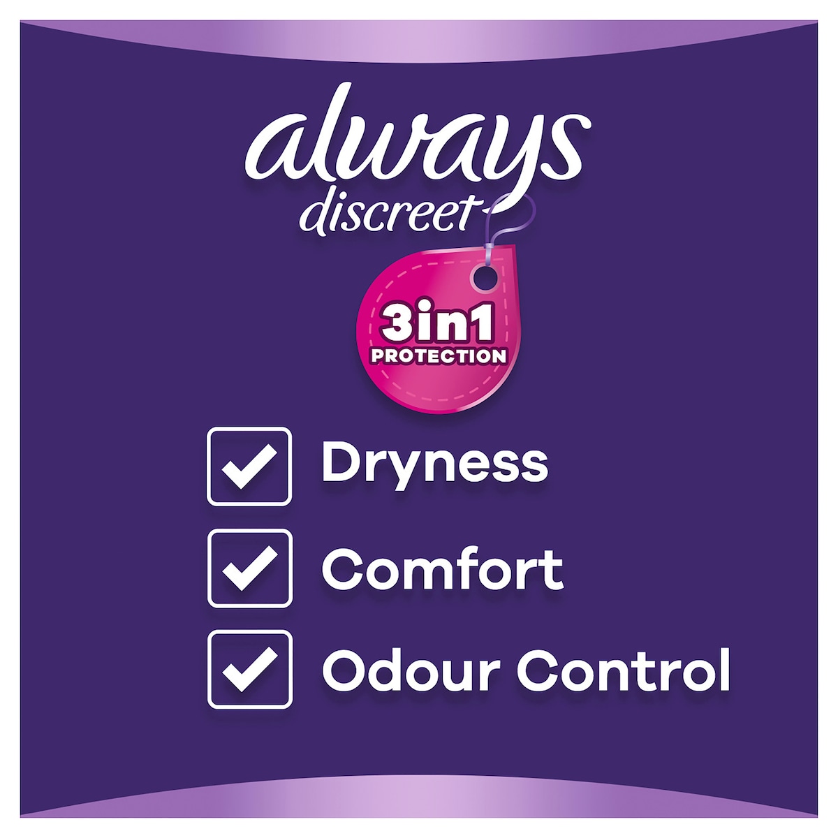 Always Discreet Night Incontinence Pants Medium 8 Pack