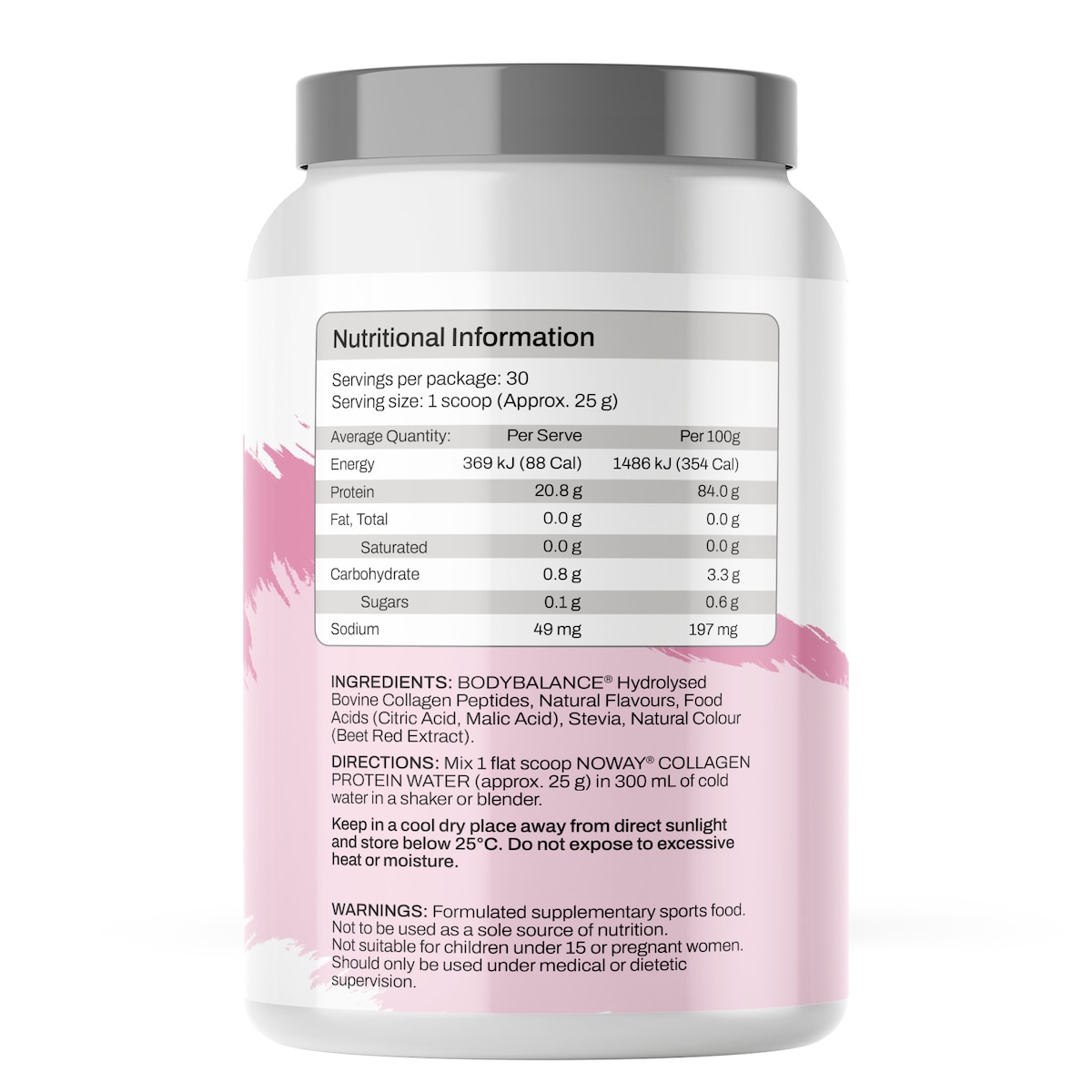 ATP Science Noway Collagen Protein Water Pink Lemonade 750g