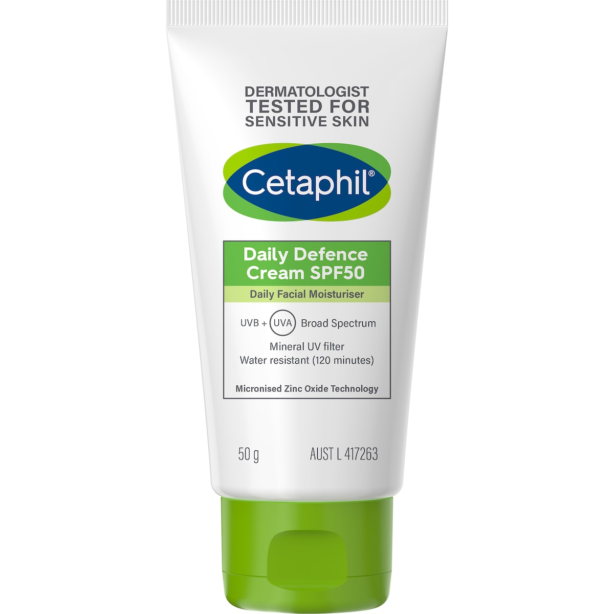 Cetaphil Daily Defence Moisturiser SPF50* 50g