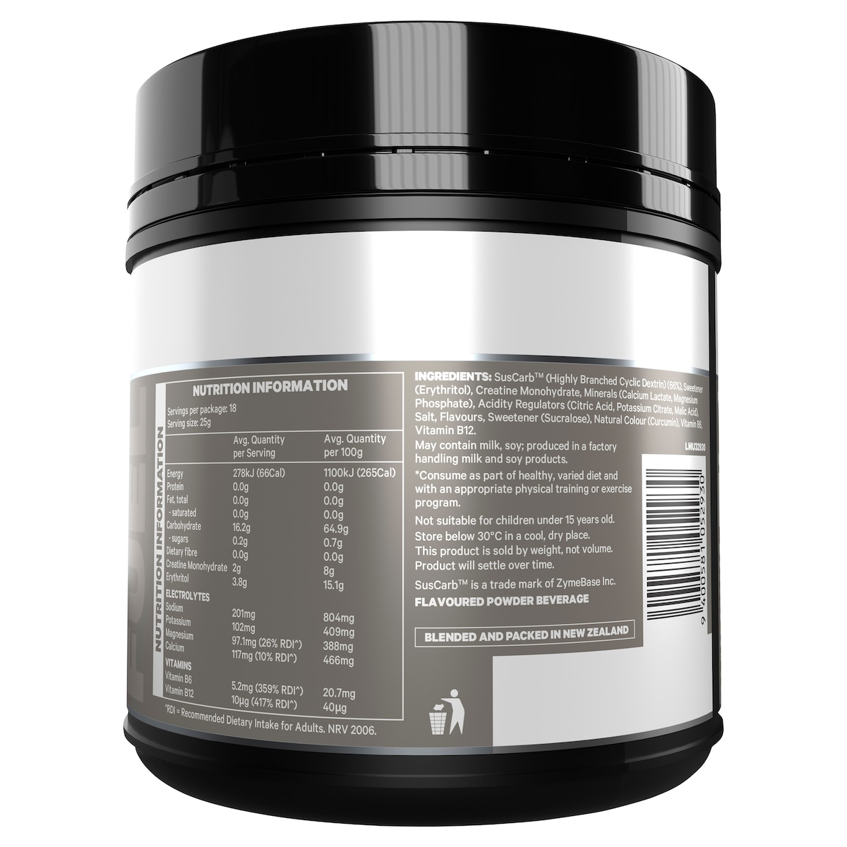 Musashi Energy + Hydration Powder Lemon Lime 450g