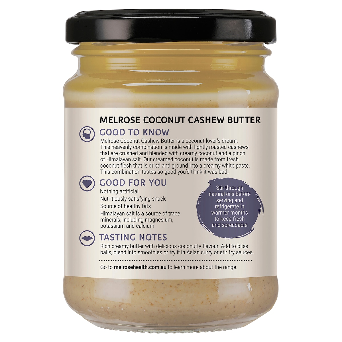 Melrose Cashew Coconut Nut Butter Blend 250g