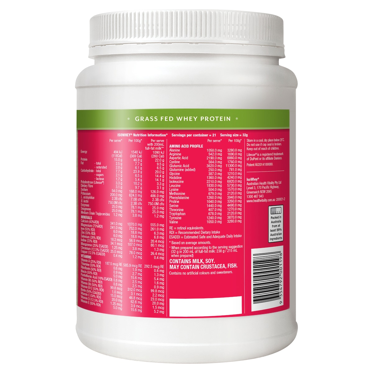 IsoWhey Complete Strawberry Smoothie 672g