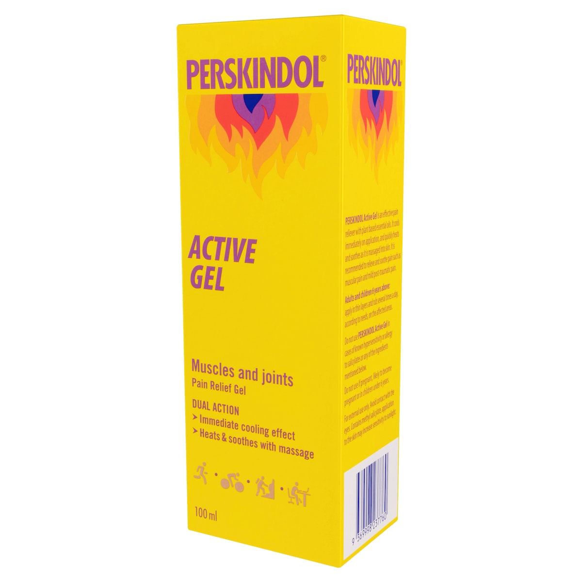 Perskindol Active Gel Muscle & Joint Pain Relief 100ml