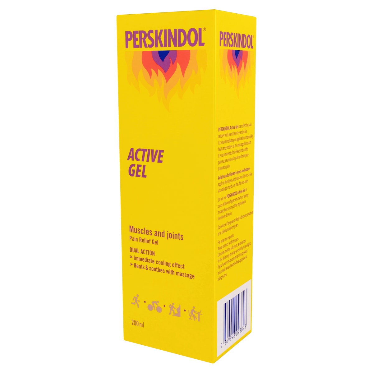 Perskindol Active Gel Muscle & Joints Pain Relief 200ml