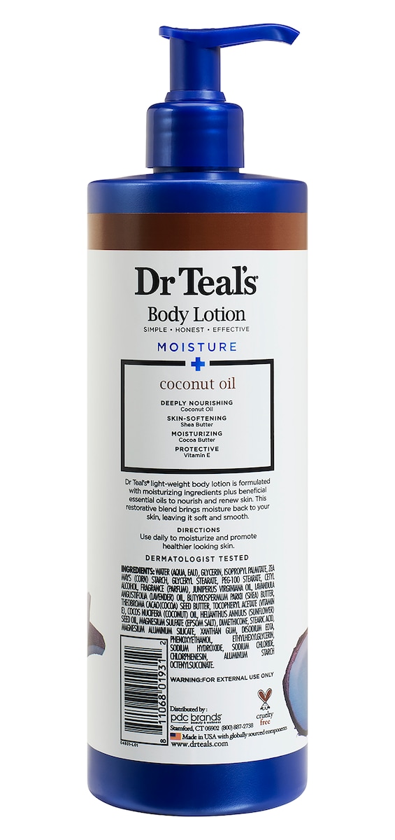 Dr Teals Body Lotion Coconut Oil 532ml