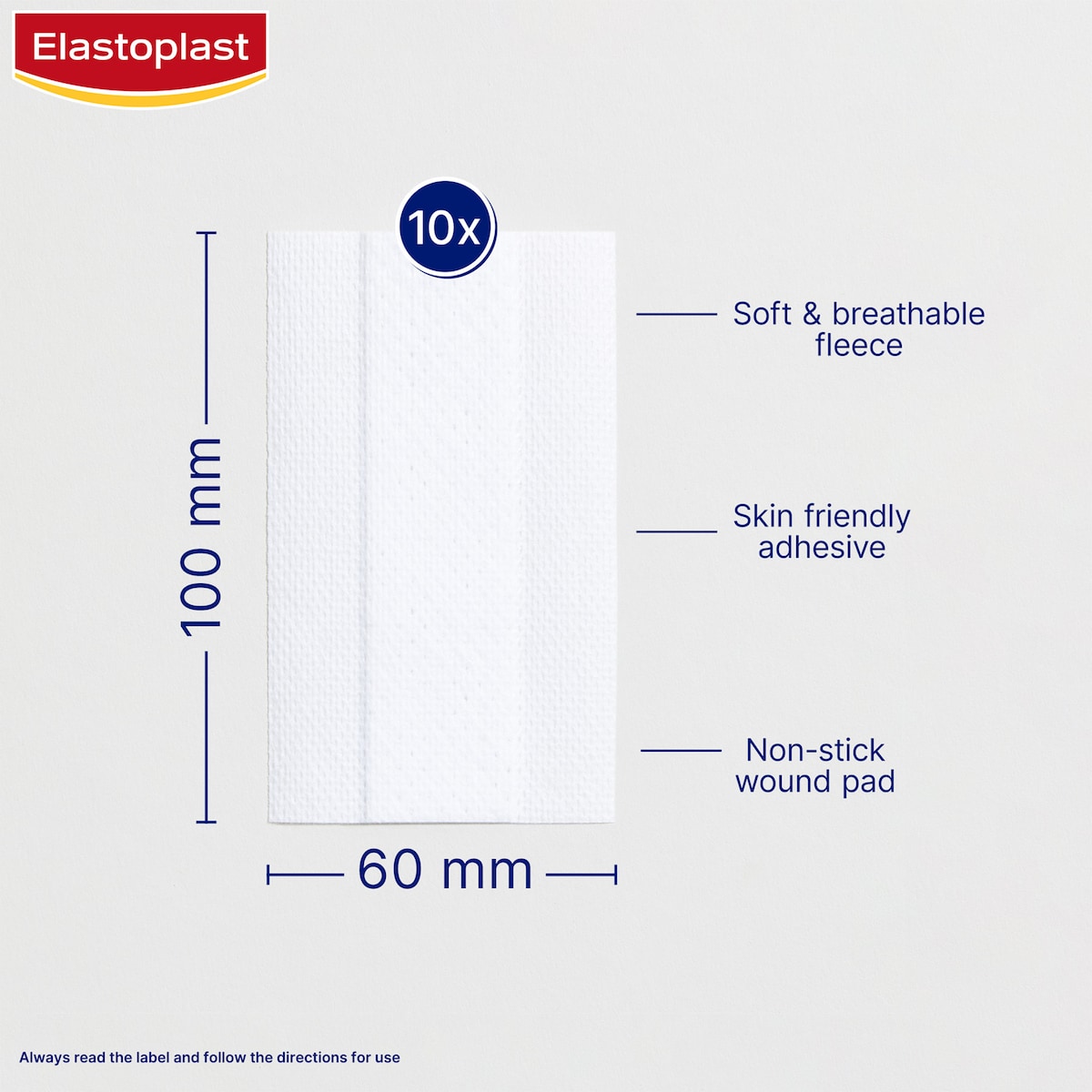 Elastoplast Sensitive Hypoallergenic Dressing 6cm x 1M (Cut to Size) 1 Pack