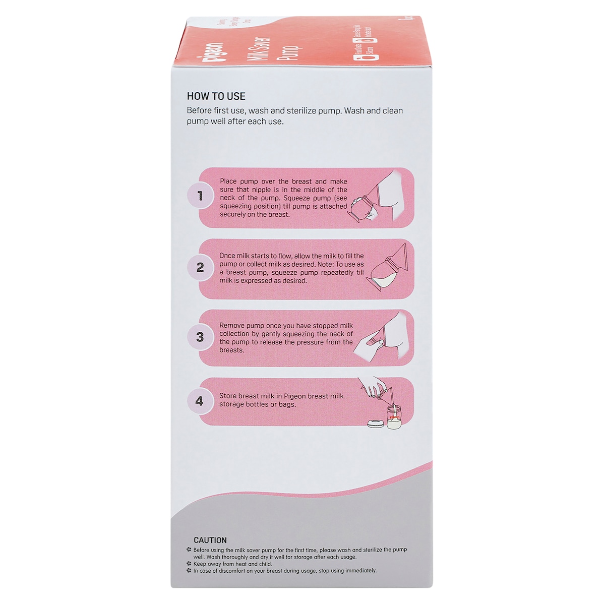 Pigeon Milk Saver Manual Breast Pump 110ml